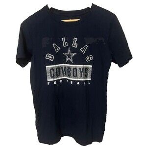 DALLAS COWBOYS BOY'S SHORT SLEEVE COTTON T SHIRT Size XL 14-16 Cowboy's LOGO